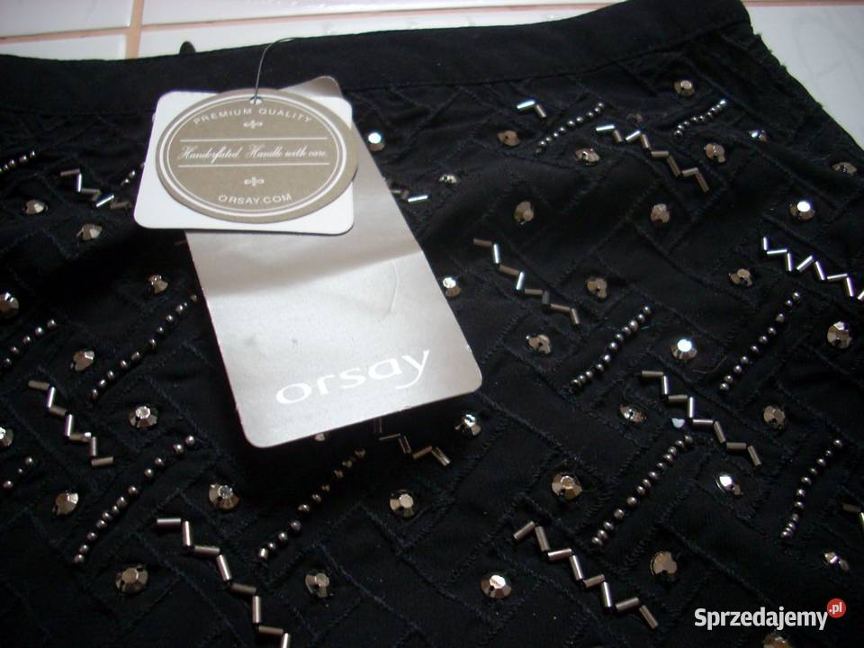 Orsay Wizytowa Spódnica Ozdobiona 34 36 Nowa Rozmiar 34(XS) Nowy Sącz