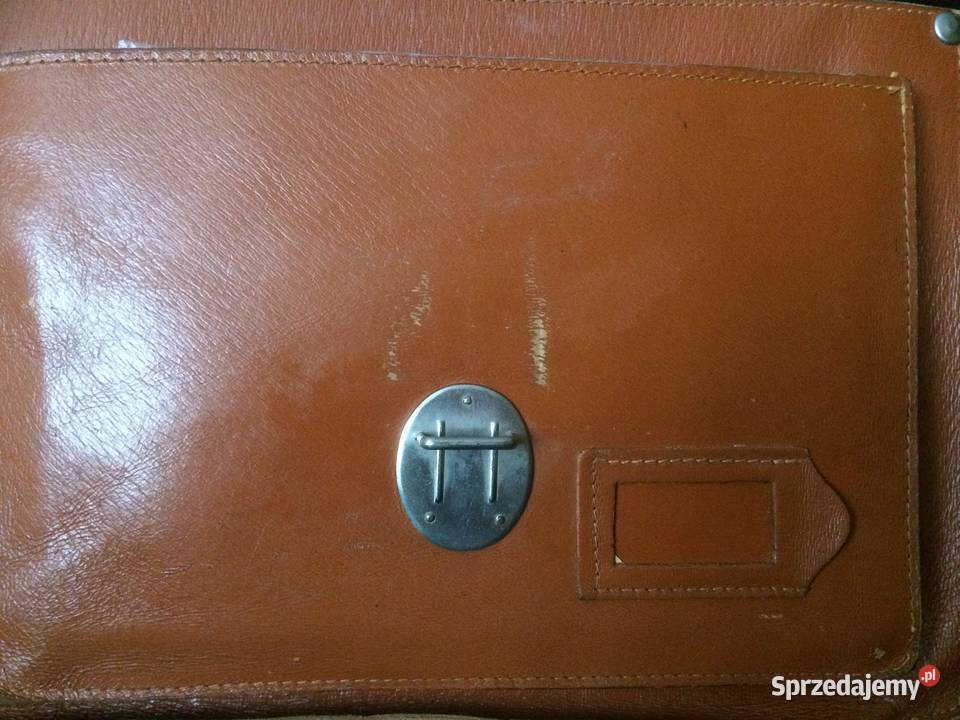 Tornister skórzany PRL Wrocław sprzedam