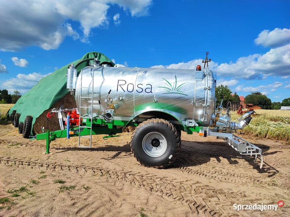 Wóz asenizacyjny ROSA 7R1 7000 litrów beczkowóz Goliaty