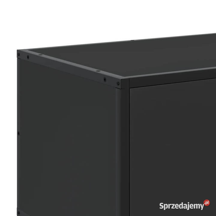 Szafka pod TV czarna 100x35x41 materiał Meble Warszawa