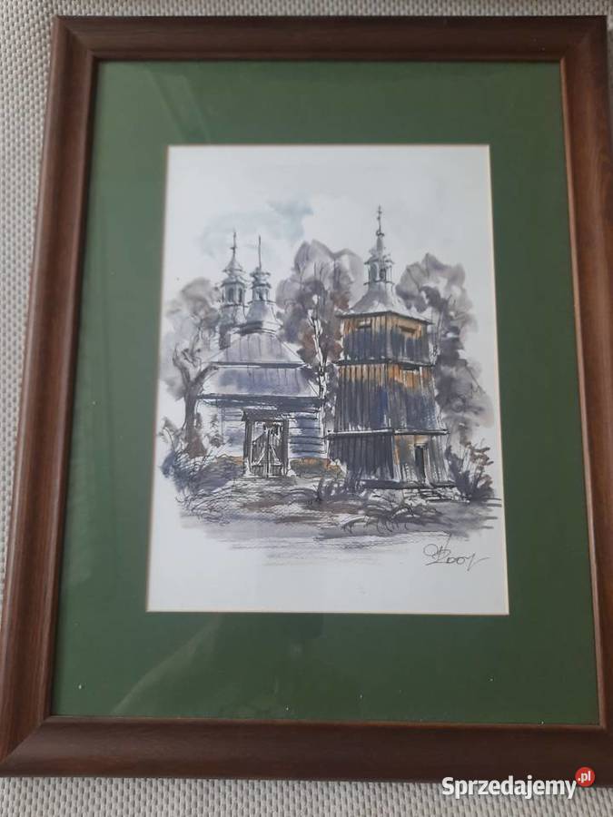 Rycina Komańcza cerkiew Warszawa