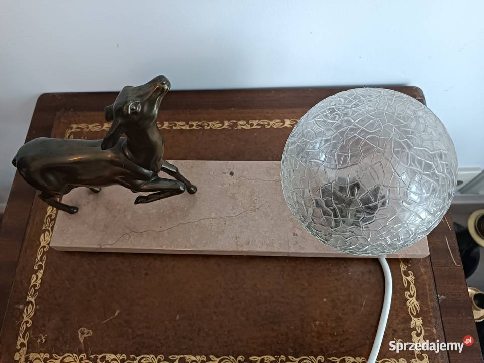 Lampa Art Deco marmur