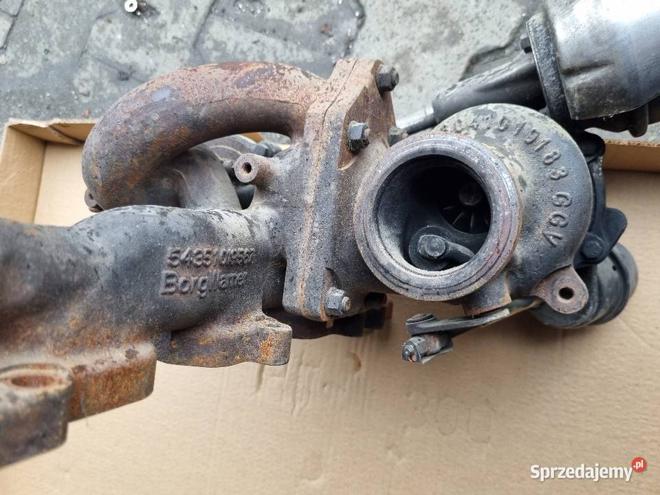 Turbosprężarka Turbina VW T5 FL Lift 20 TDI Rok produkcji 2012 Skawina