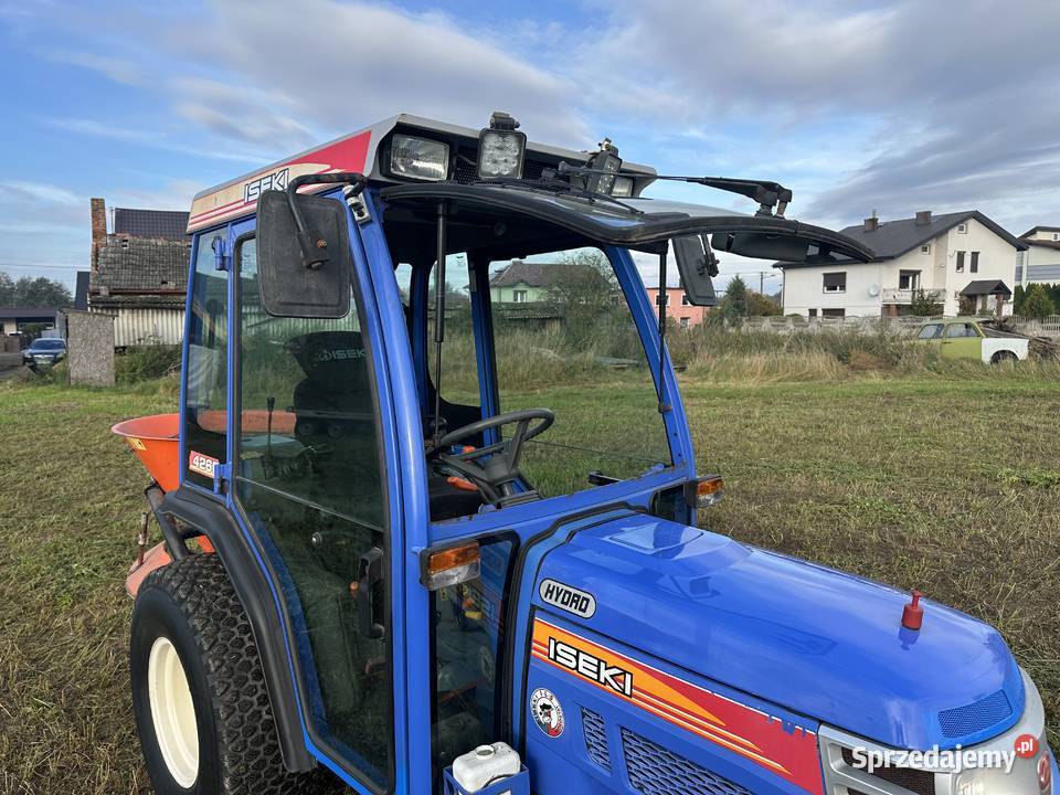 Iseki 4260 z ogrzewaną kabiną 30 mini traktorek wielkopolskie Kościan