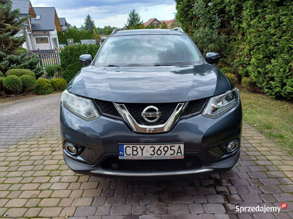Nissan XTrail zadbany bogata wersja 7 MIEJSCOWY światła LED kujawsko-pomorskie Łochowo