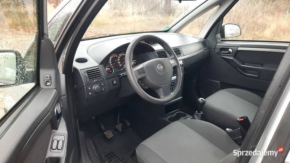 Opel Meriva 14 16V BGaz Klima sprawna Nawigacja szary