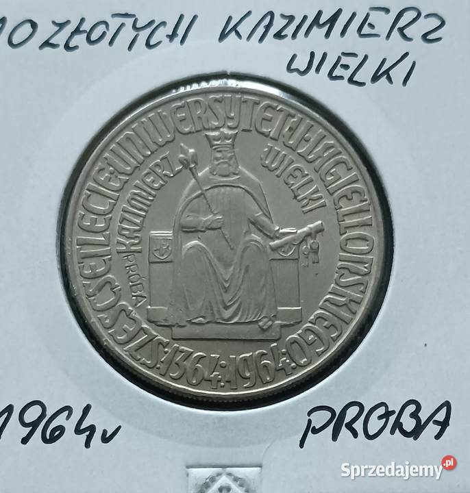 10 Kazimierz Wielki 1964 r Próba mennicze wielkopolskie Konin