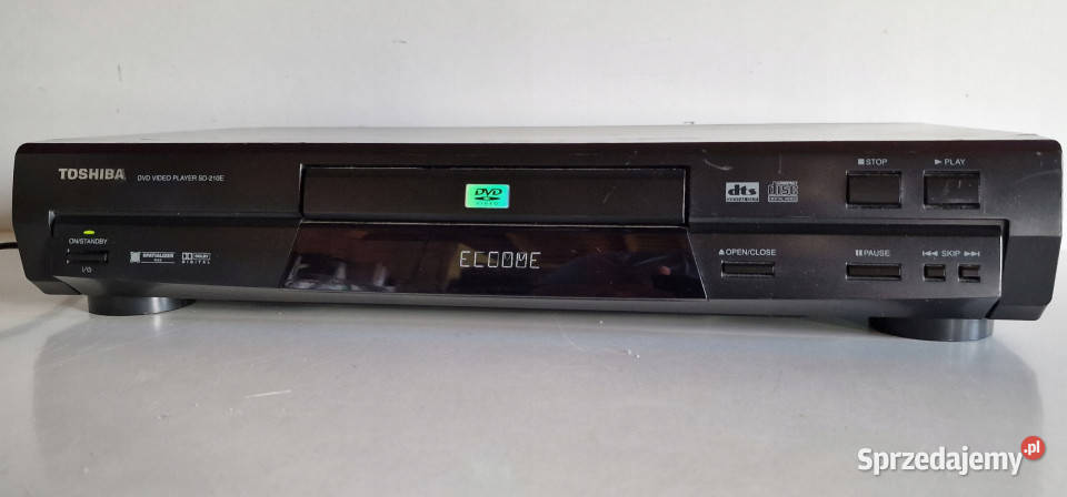 DVD CD player TOSHIBA SD210E SD 210 E stereo wielkopolskie Międzychód sprzedam