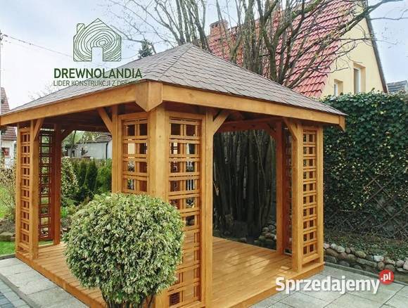 Altana Drewnolandia drewno 300 x 300 x 320 małopolskie Kraków