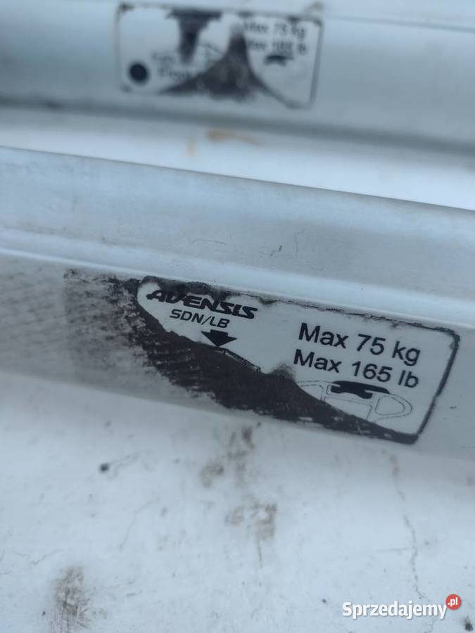 Bagażnik dachowy belki Toyota Avensis T25 Wołomin