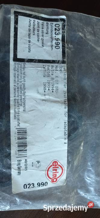 Uszczelka pokrywy zaworów opel omega B osobowe lubelskie