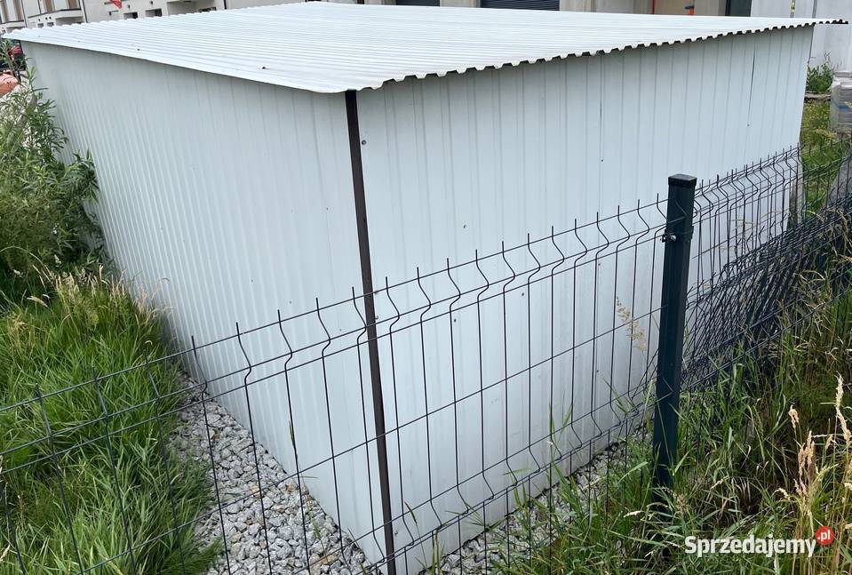 Garaż blaszany 3x5 biały używany dolnośląskie