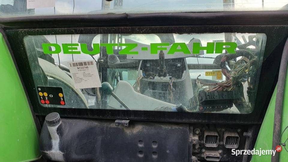 SZYBA TYŁ DOLNA DEUTZFAHR AGROTRON K 610 FV23 osobowe