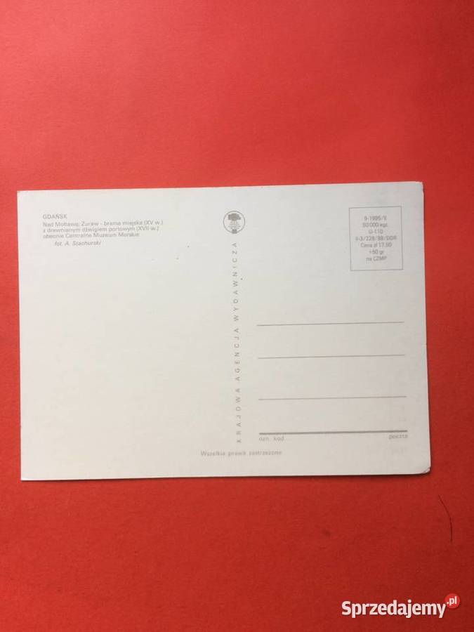 2705 Widokówka Gdańsk Szczecin
