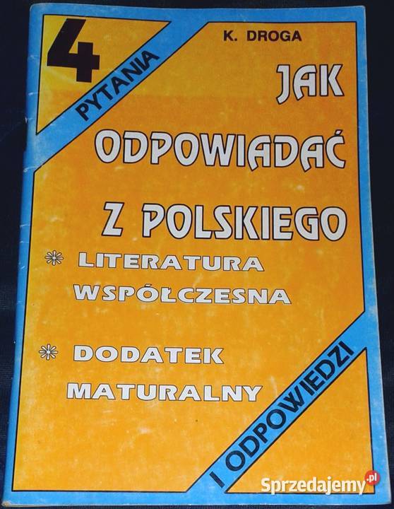 odpowiadać z polskiego Katarzyna Droga lubelskie