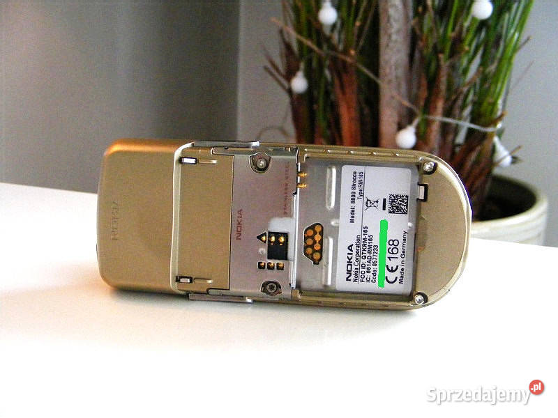 Telefon Nokia 8800 Sirocco Gold 18k ochrona