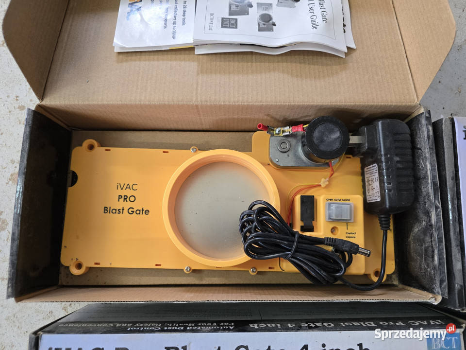 Zasuwy automatyczne manualne do odciągu trocin Zielone Kamedulskie