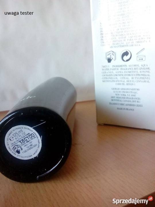 GIORGIO Armani Code For MEN 125 ml tester Wały