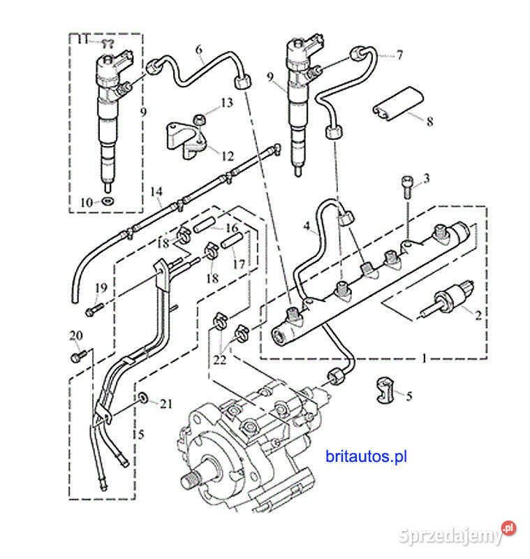 PODSTAWA MOCOWANIE FILTRA PALIWA ROVER 75