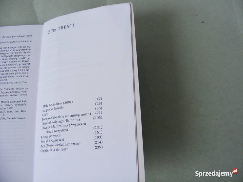 Apokryf Agłai Ach Jerzy Sosnowski miękka Oborniki Śląskie sprzedam