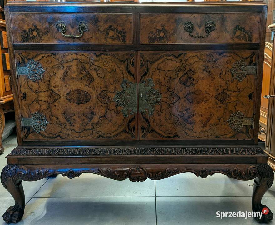 piękna komoda na lwich łapach mahoń sklep Dąbrowa Górnicza sprzedam