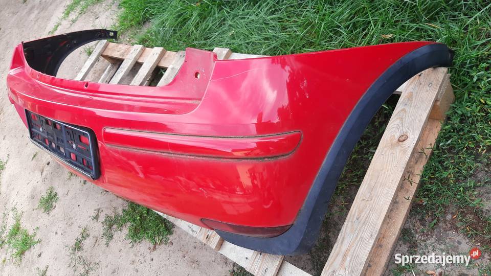 zderzak tylny tył Opel Corsa C lift FL c z e r w Zderzaki dolnośląskie Dębno