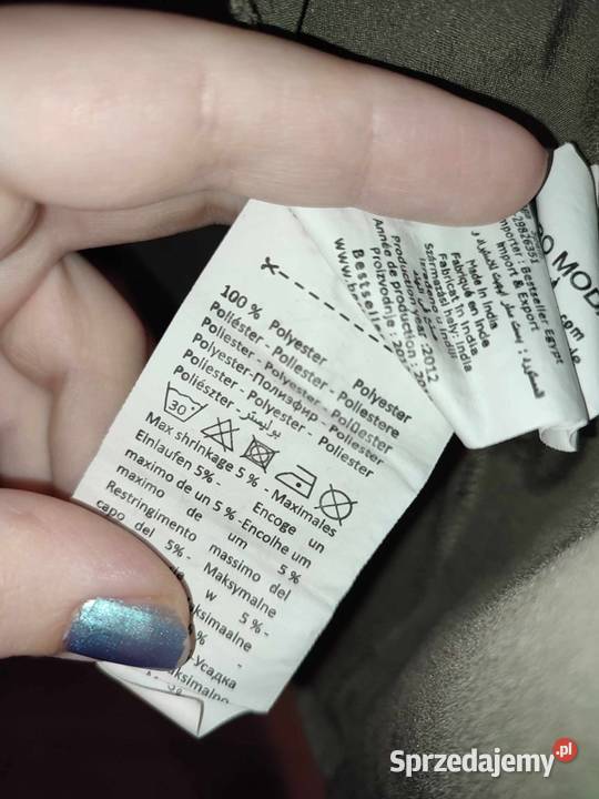 Bluzka damska bez rękawów M zielony Nagradowice