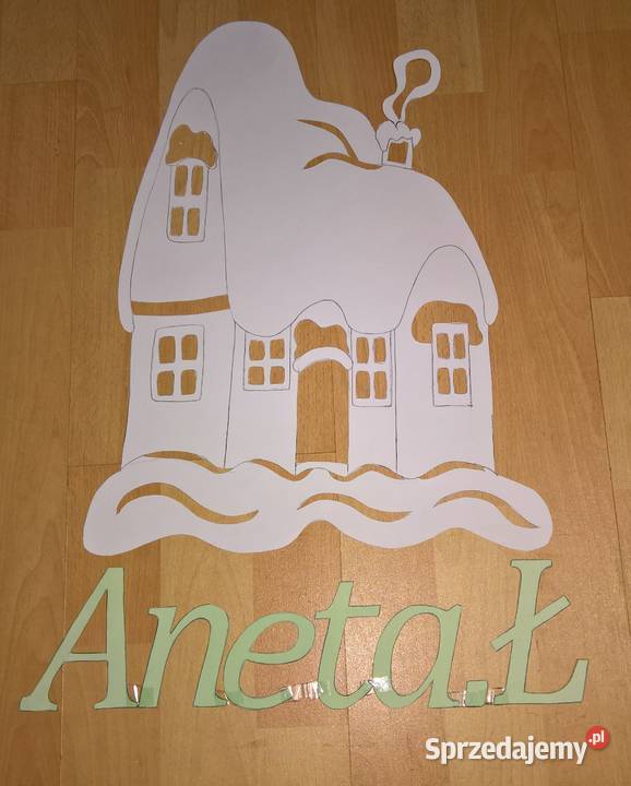 Dekoracje zimowo świąteczne białe z brystolu Dla Dziecka