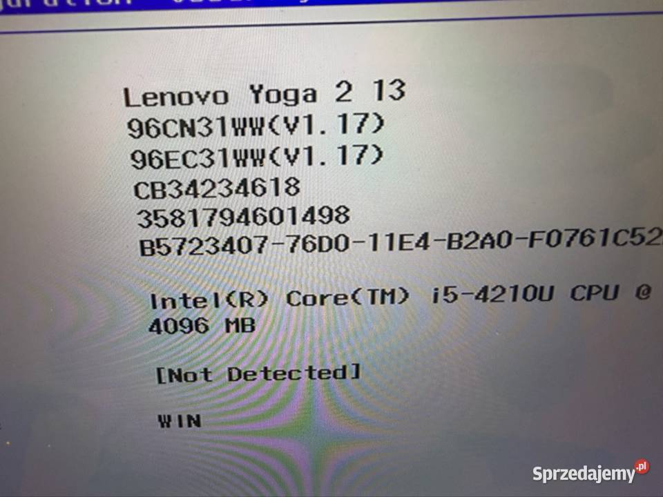 PŁYTA GŁOWNA DO LENOVO YOGA 2 13 Core i5 17GHz mazowieckie Warszawa