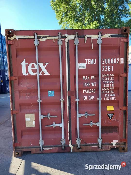 Sprzedam kontenery morskie używane 20DV6metrowy Wołomin