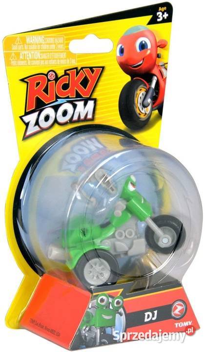 Figurka Motor Motocykl DJ z bajki Ricky Zoom Tomy Samochody i pojazdy Mogilany