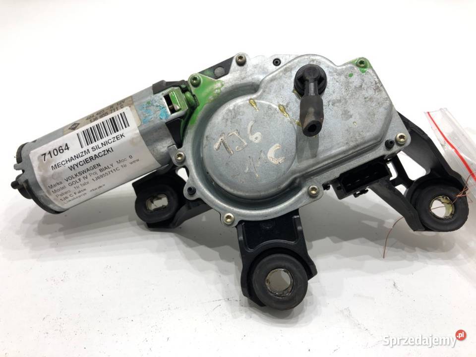 SILNIK WYCIERACZEK TYŁ VW GOLF IV 1J6955711C Silniki wycieraczek