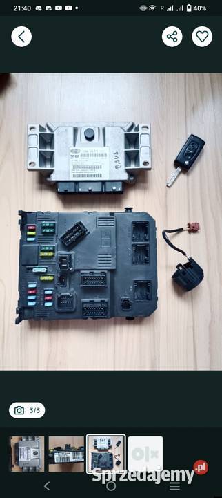 zestaw startowy Peugeot Citroen C5 407 iaw Częstochowa