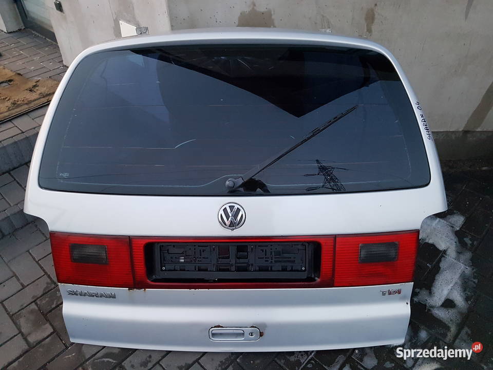 VW SHARAN MK1 LIFT KLAPA BAGAZNIKA SREBRNA SZYBA