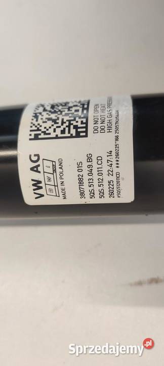 VW TAYRON AMORTYZATOR TYŁ 5QS513049BG