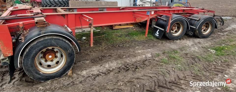 Przyczepa pod kontener wózek dolly Zalesie sprzedam