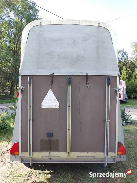 Przyczepa do przewozu dwóch koni Żerdzina