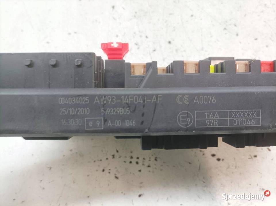 MODUŁ SKRZYNKA BEZPIECZNIKÓW AW9314F041AF Jaguar
