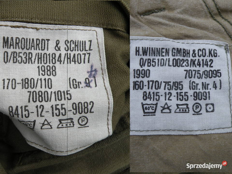Mundur BW moleskin gr4 OLIV Wrocław sprzedam