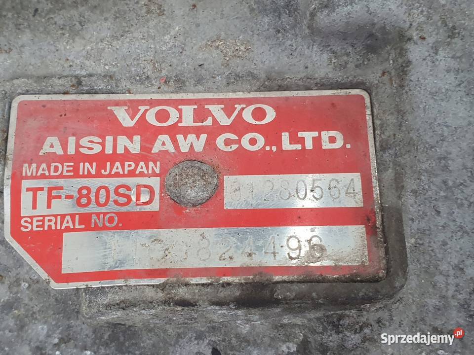 AUTOMATYCZNA SKRZYNIA BIEGÓW Volvo S60 II 20 D Rudka