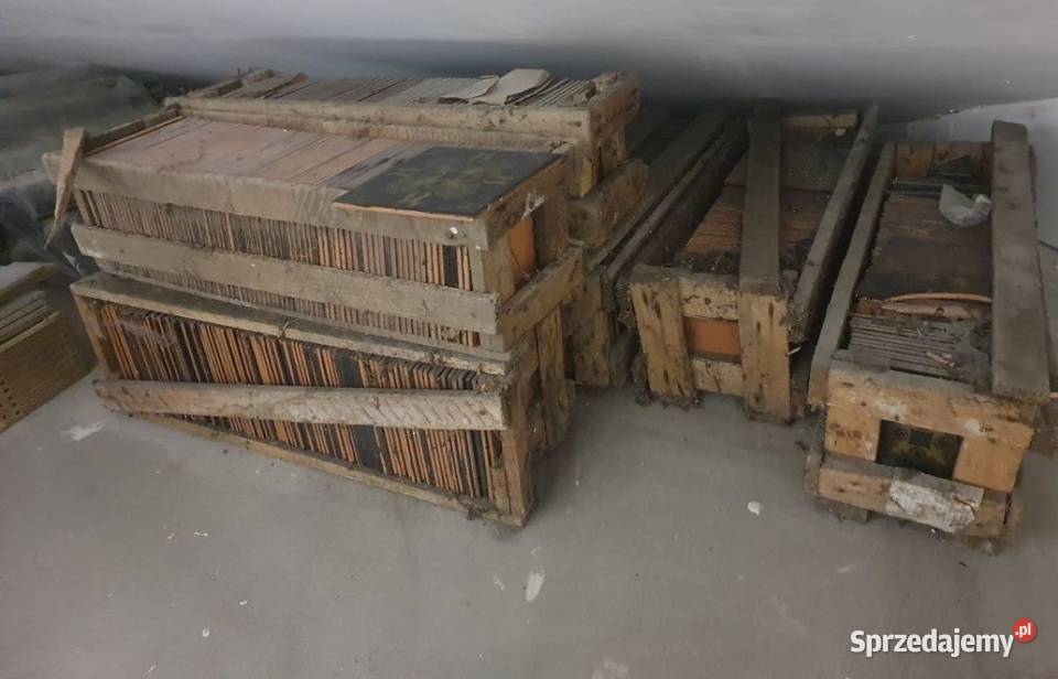 10 m2 Stare płytki ceramiczne ścienne retro loft
