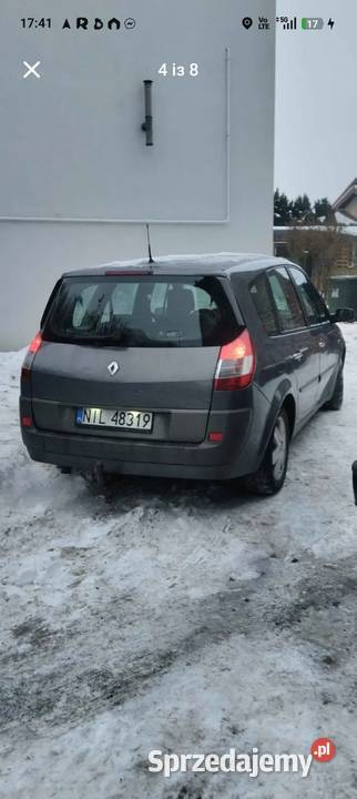 Renault grand scenic long wersja 7 osobowa Megane warmińsko-mazurskie Miłomłyn