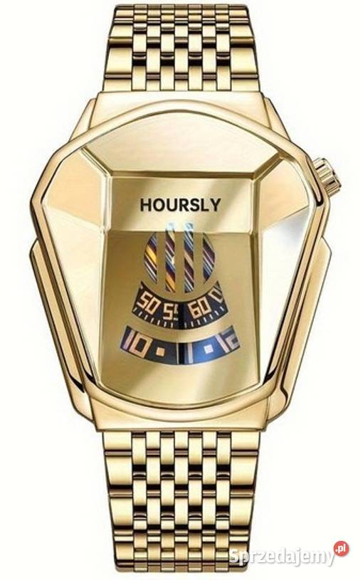 DIAMENT Nietypowy Męski Zegarek Złoto Srebro Sosnowiec