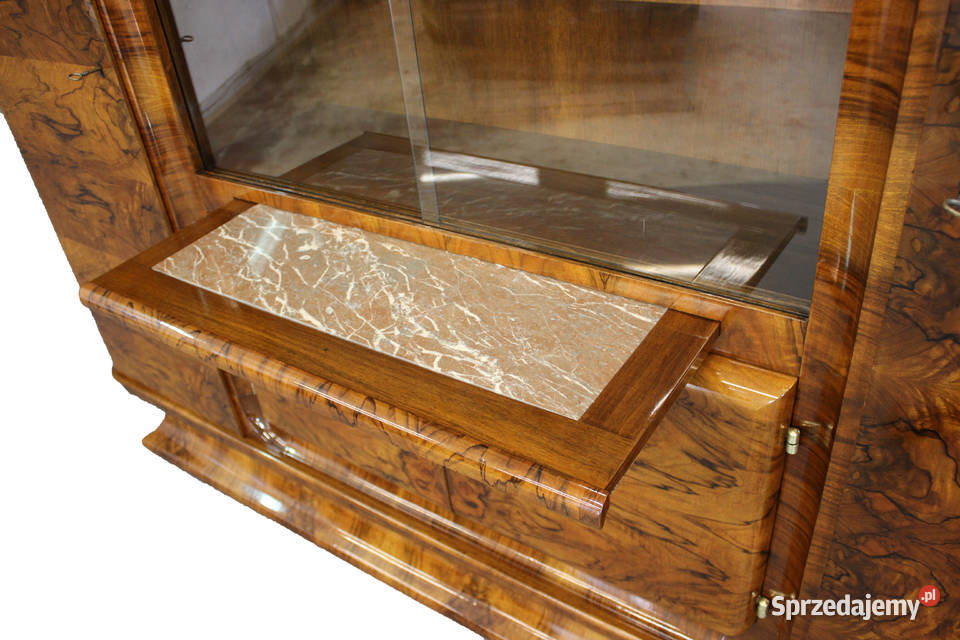 Zestaw gabinetowy art deco biurko biblioteka