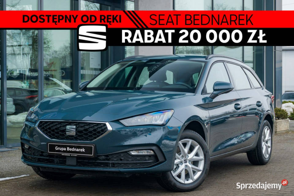 Seat Leon Sportstourer Style 15 TSI 115 Dostępny wspomaganie kierownicy Łódź sprzedam