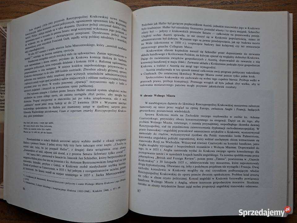 Dziejen KrakowaJ Bieniarzówna JM Małecki t2 i 3 małopolskie Kraków sprzedam
