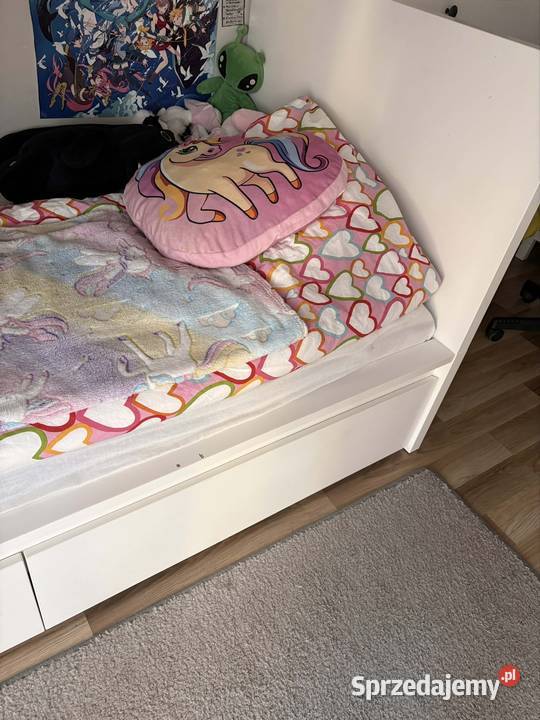Łóżko IKEA malm 90x200 materac Częstochowa