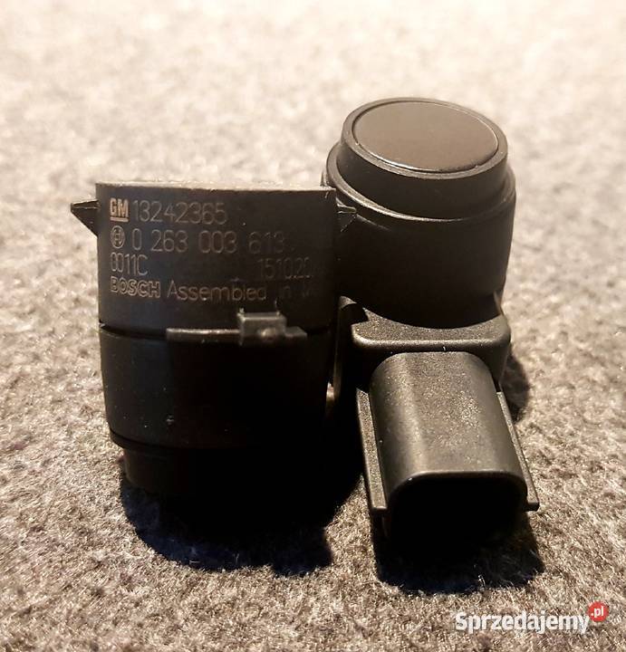 Czujniki parkowania Bosch czarny biały niebieski czujniki