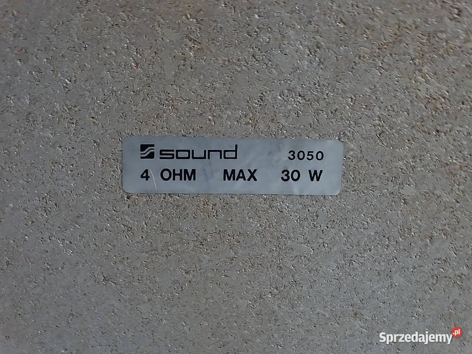 Kultowe Głośniki Vintage SSound 3050 30W 4 Ohm Biłgoraj sprzedam