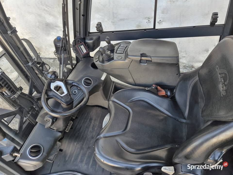 LINDE H25 2022r niski maszt wolny skok KABINA regulowane widły Rybnik